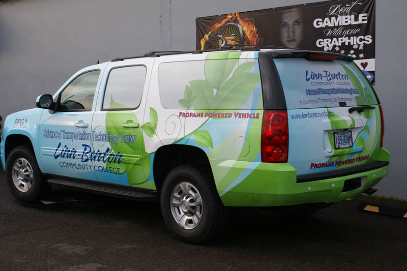 LBCC Advanced Transportation Technology Center Vehicle Wrap by Xtreme Grafx in Albany, Oregon