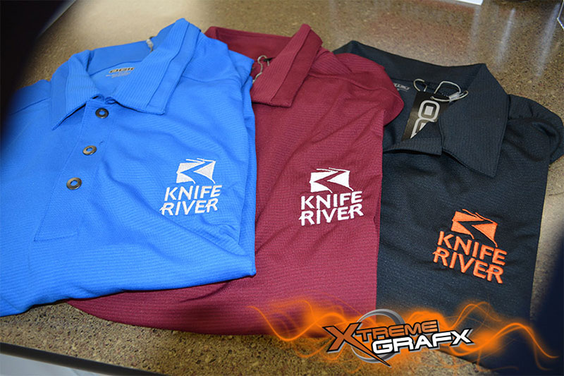 Knife River Embroidery at Xtreme Grafx in Albany, Oregon